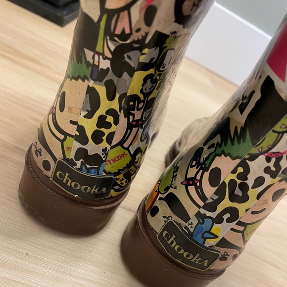 TOKIDOKI rain boots by CHOOKA Vintage - Picture 2 of 9
